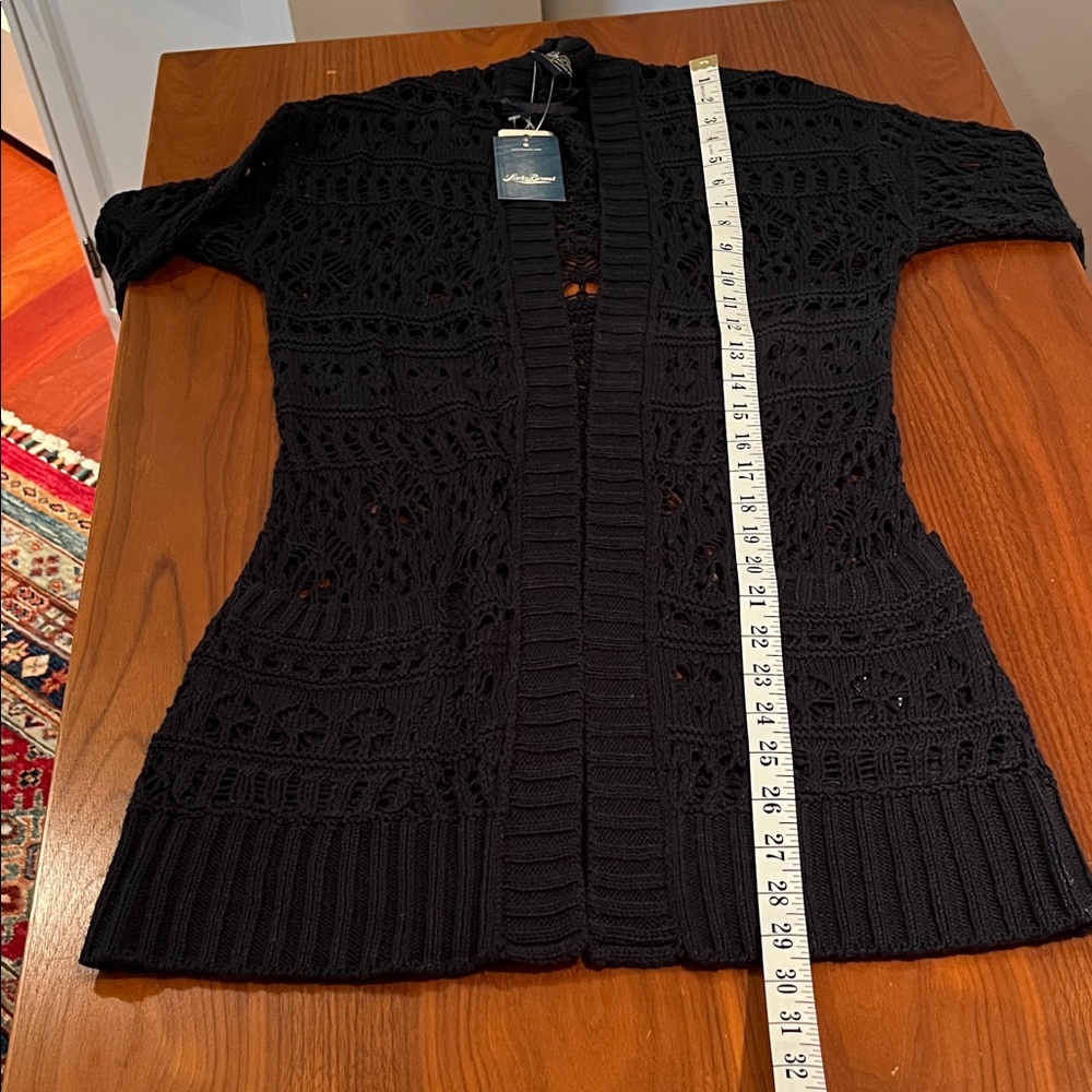 NWT Lucky Brand Crochet Cardigan XS - Picture 8 of 15